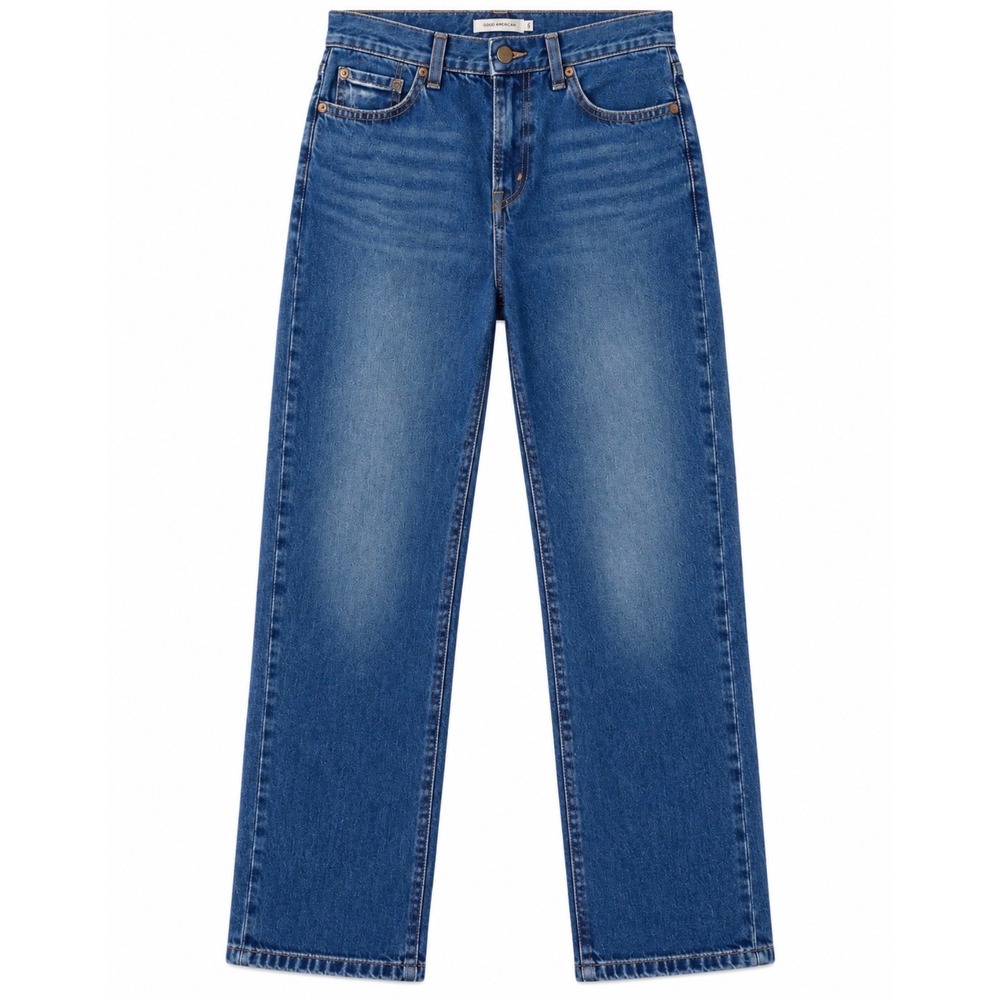 Levi's Middy‎ Straight Jeans Women's 28 Blue Mid Rise 30" Inseam Denim